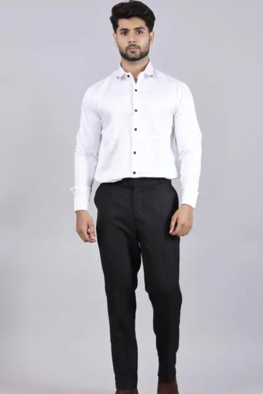 Men's spread collar satin party wear shirts - Image 22