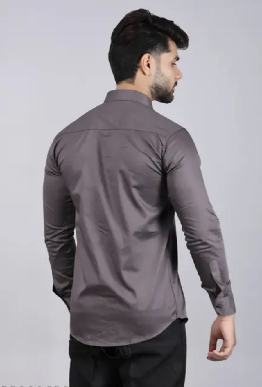 Men's spread collar satin party wear shirts - Image 27