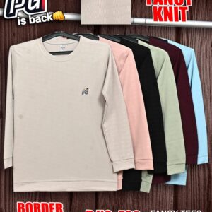 Men Solid Popcorn Structure Long Sleeve Crew Neck T-Shirt (anycolor 1PC)